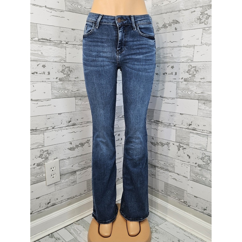 River Island Womens High Waist Boot Cut Jeans 4R Western Flare